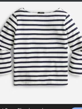 JCrew Classic mariner boatneck T-shirt in stripe